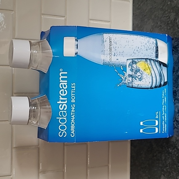 Soda Stream Kitchen New Soda Stream Liter Carbonating Bottles Twin Pack Poshmark
